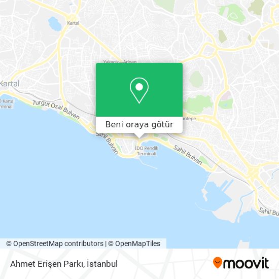 Ahmet Erişen Parkı harita