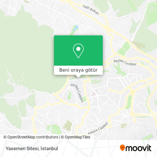 Yasemen Sitesi harita