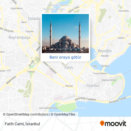 Fatih Cami harita