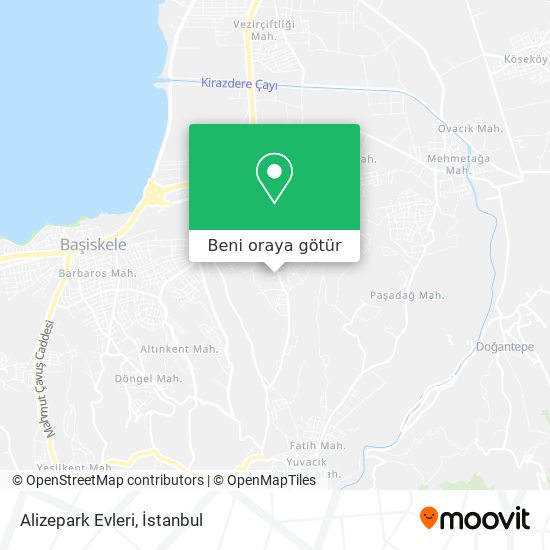 Alizepark Evleri harita