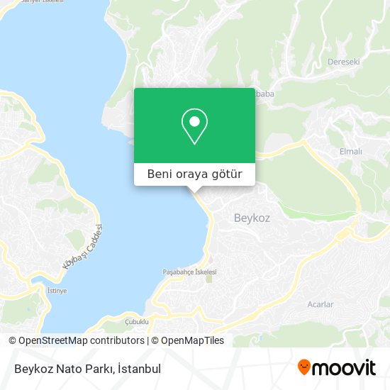 Beykoz Nato Parkı harita