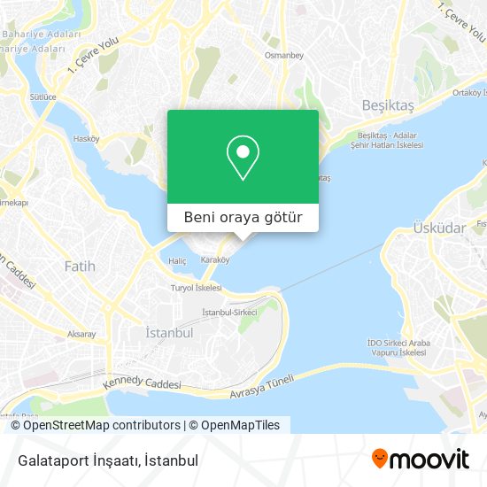 Galataport İnşaatı harita
