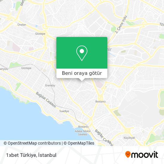 1xbet Türkiye harita