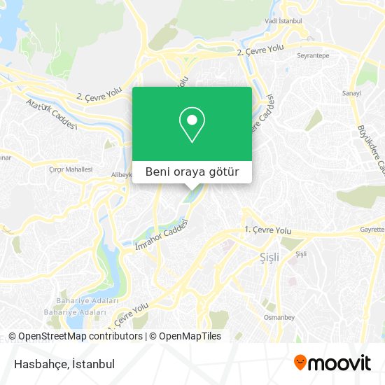 Hasbahçe harita