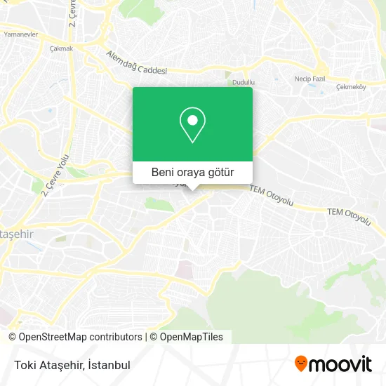 Toki Ataşehir harita