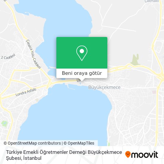 Türkiye Emekli Öğretmenler Derneği Büyükçekmece Şubesi harita