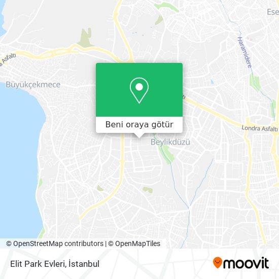 Elit Park Evleri harita