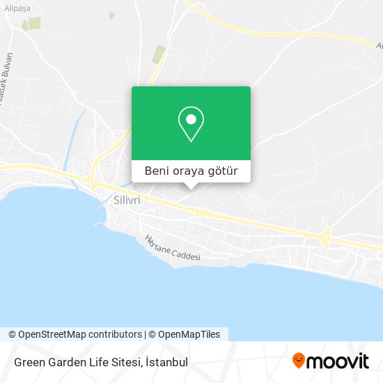 Green Garden Life Sitesi harita
