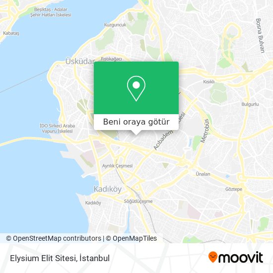 Elysium Elit Sitesi harita