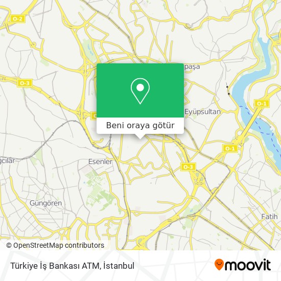Türkiye İş Bankası ATM harita