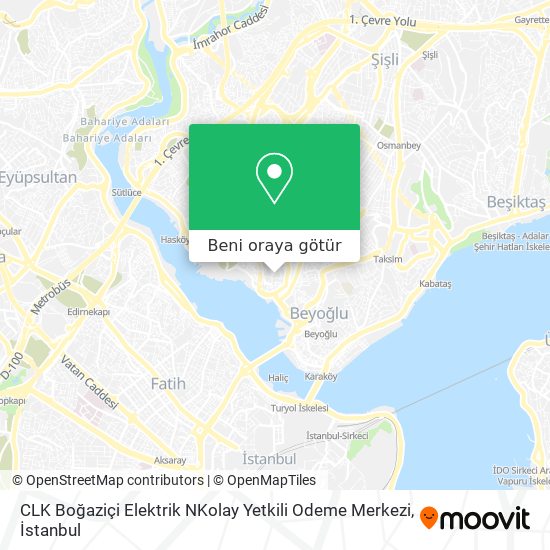 CLK Boğaziçi Elektrik NKolay Yetkili Odeme Merkezi harita