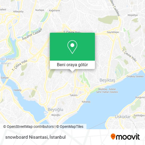 snowboard Nisantasi harita
