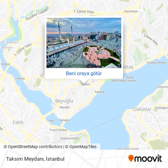 Taksim Meydanı harita