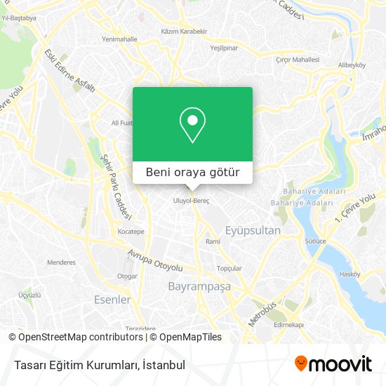 Tasarı Eğitim Kurumları harita