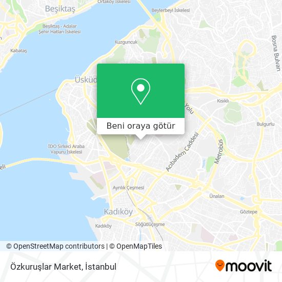 Özkuruşlar Market harita
