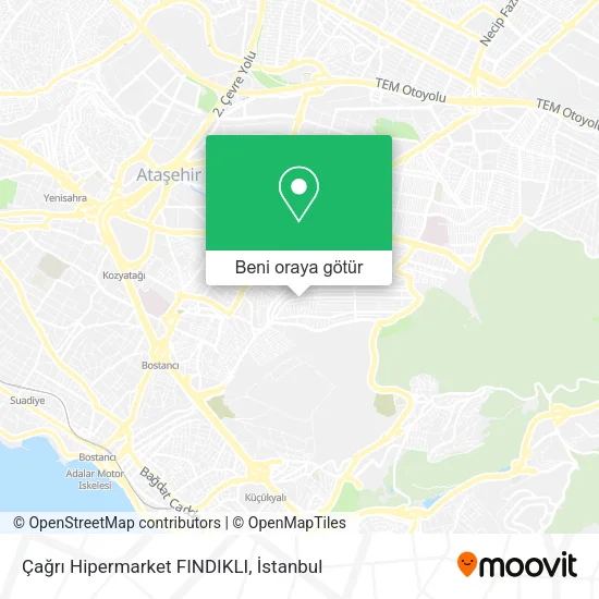 Çağrı Hipermarket FINDIKLI harita