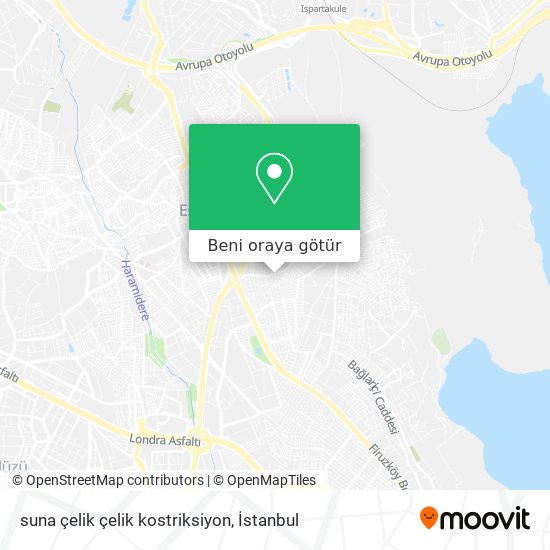suna çelik çelik kostriksiyon harita