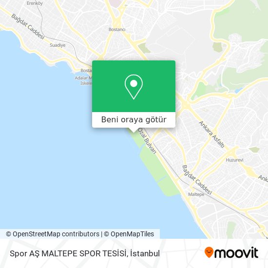 Spor AŞ MALTEPE SPOR TESİSİ harita