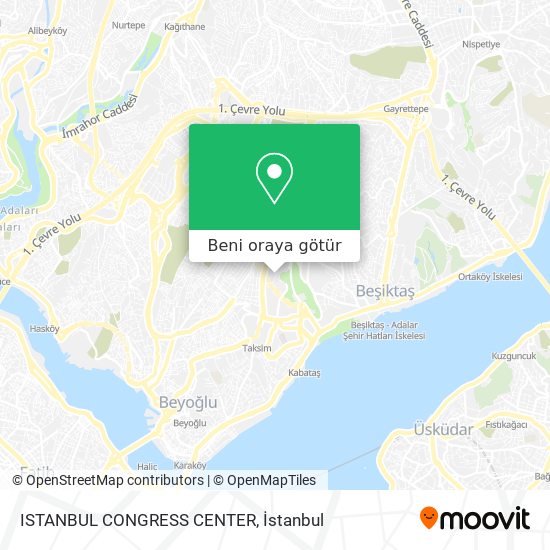ISTANBUL CONGRESS CENTER harita