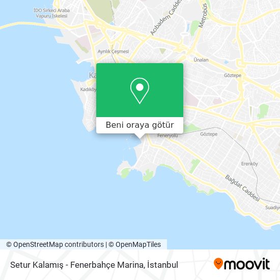 Setur Kalamış - Fenerbahçe Marina harita