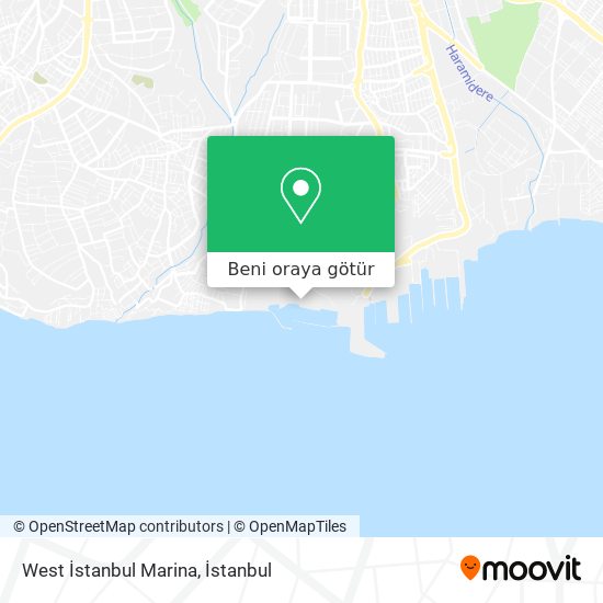 West İstanbul Marina harita