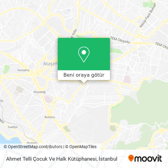 Ahmet Telli Çocuk Ve Halk Kütüphanesi harita