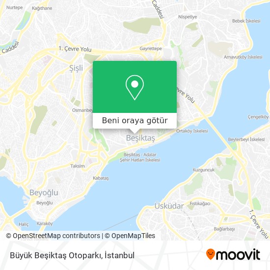 Büyük Beşiktaş Otoparkı harita