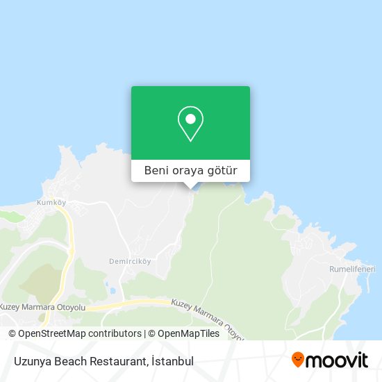 Uzunya Beach Restaurant harita