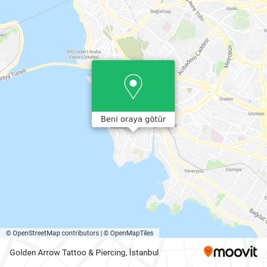 Golden Arrow Tattoo & Piercing harita
