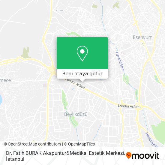 Dr. Fatih BURAK Akapuntur&Medikal Estetik Merkezi harita