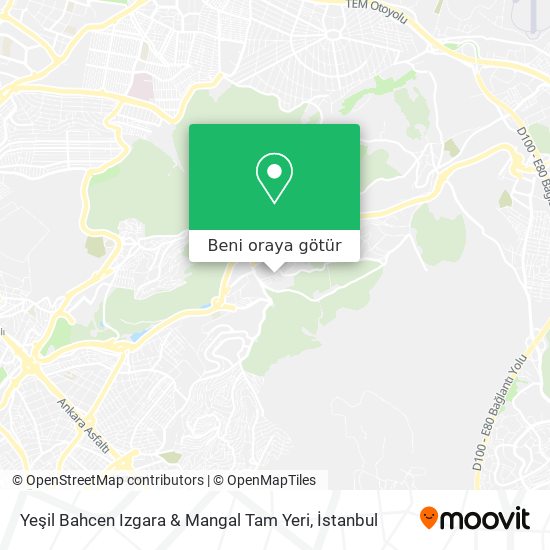 Yeşil Bahcen Izgara & Mangal Tam Yeri harita