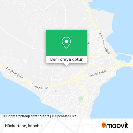 Hünkartepe harita