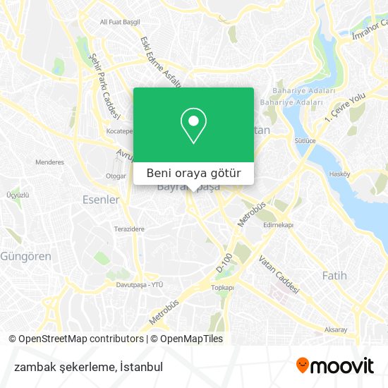 zambak şekerleme harita