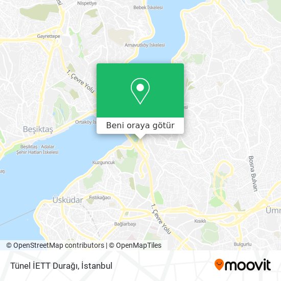 Tünel İETT Durağı harita