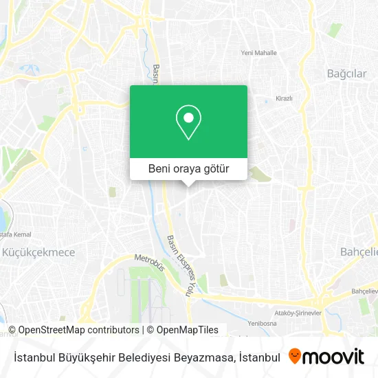 İstanbul Büyükşehir Belediyesi Beyazmasa harita