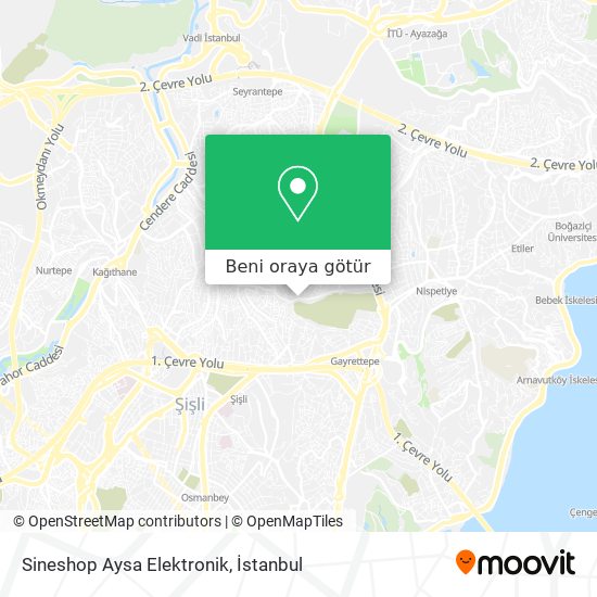 Sineshop Aysa Elektronik harita