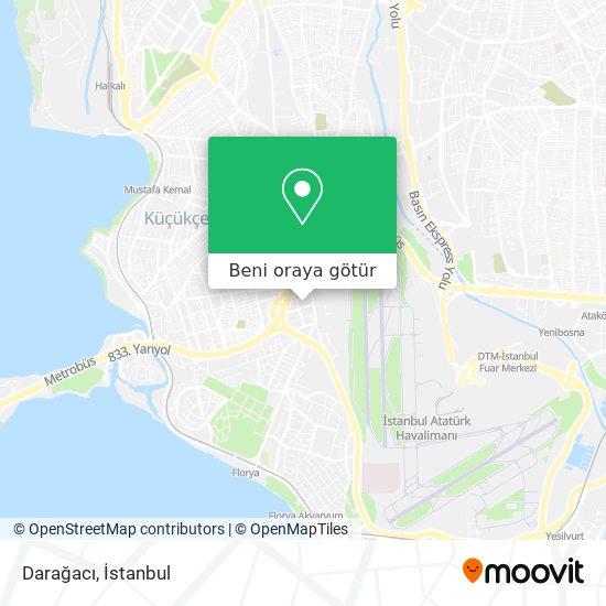 Darağacı harita