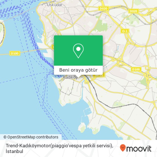 Trend-Kadıköymotor(piaggio'vespa yetkili servisi) harita