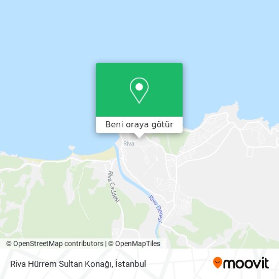 Riva Hürrem Sultan Konağı harita
