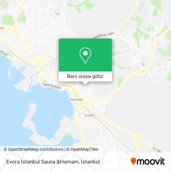 Evora İstanbul Sauna &Hamam harita