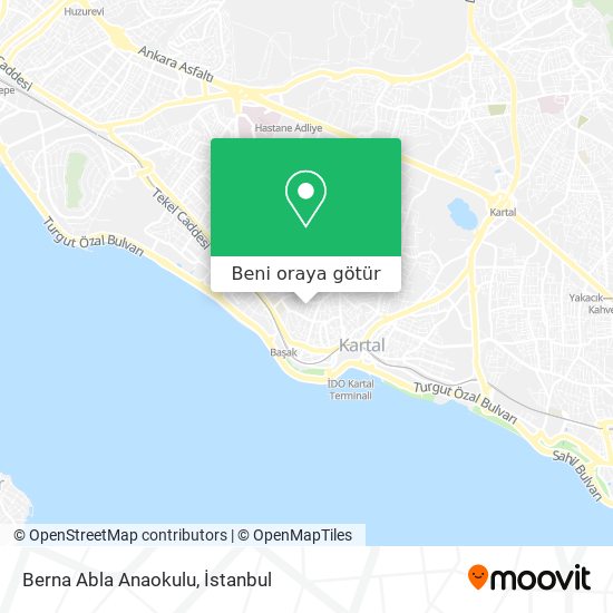 Berna Abla Anaokulu harita