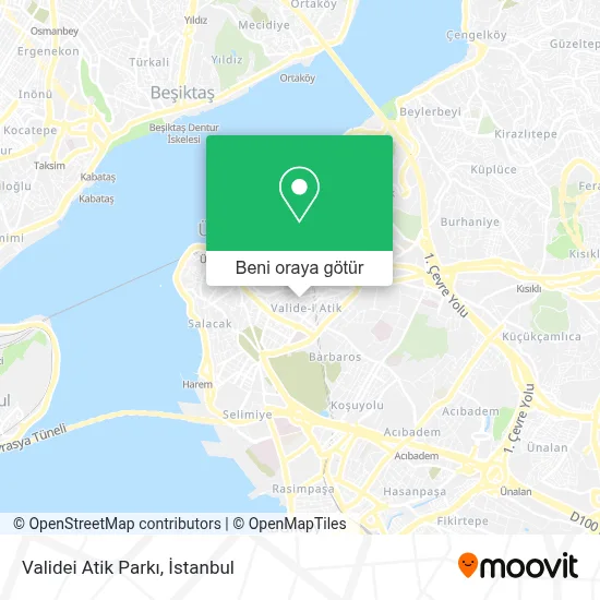 Validei Atik Parkı, Valide-I Atık, Üsküdar nerede, otobüs, minibüs ...
