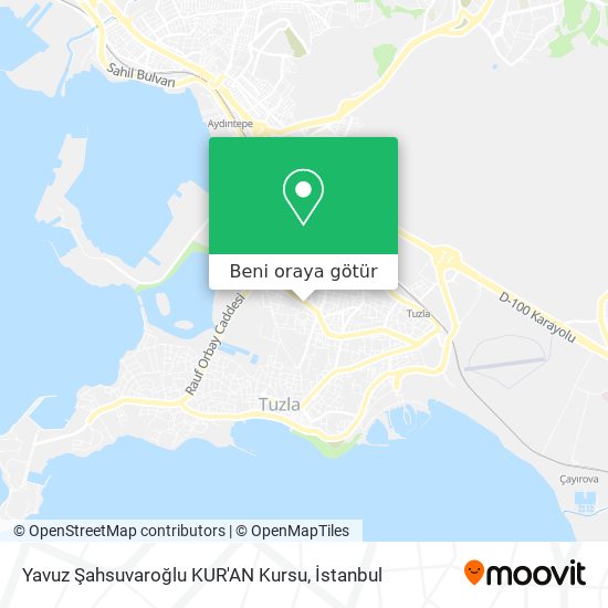 Yavuz Şahsuvaroğlu KUR'AN Kursu harita