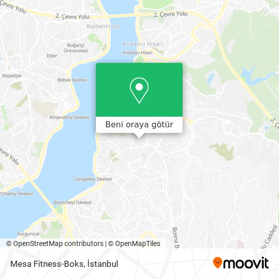 Mesa Fitness-Boks harita