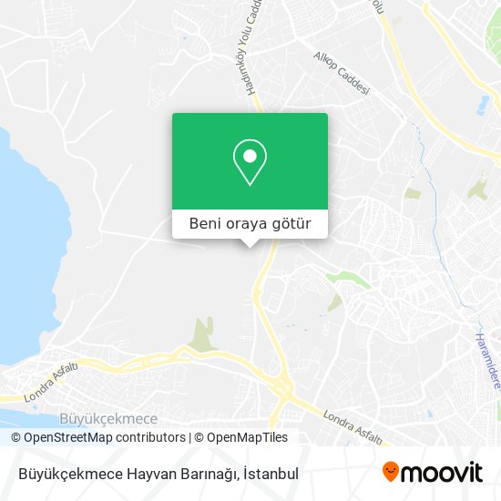 Büyükçekmece Hayvan Barınağı harita