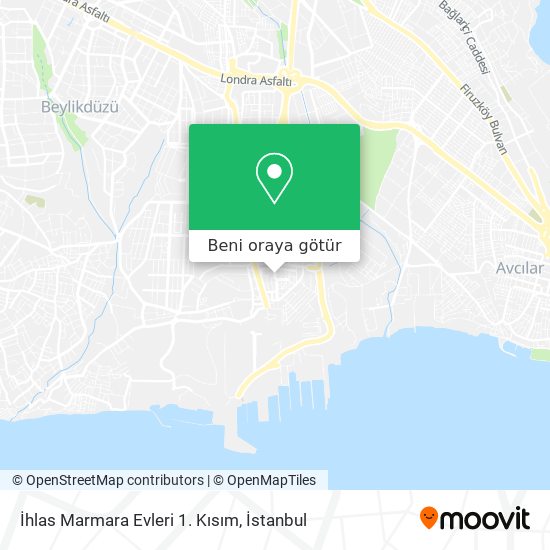İhlas Marmara Evleri 1. Kısım harita