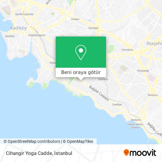 Cihangir Yoga Cadde harita