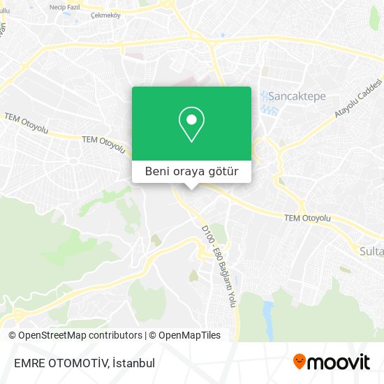 EMRE OTOMOTİV harita