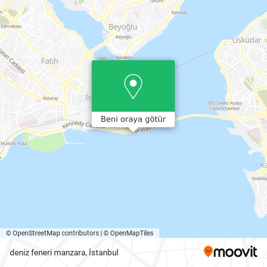 deniz feneri manzara harita