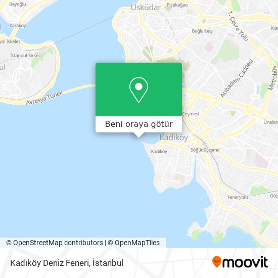 Kadıköy Deniz Feneri harita